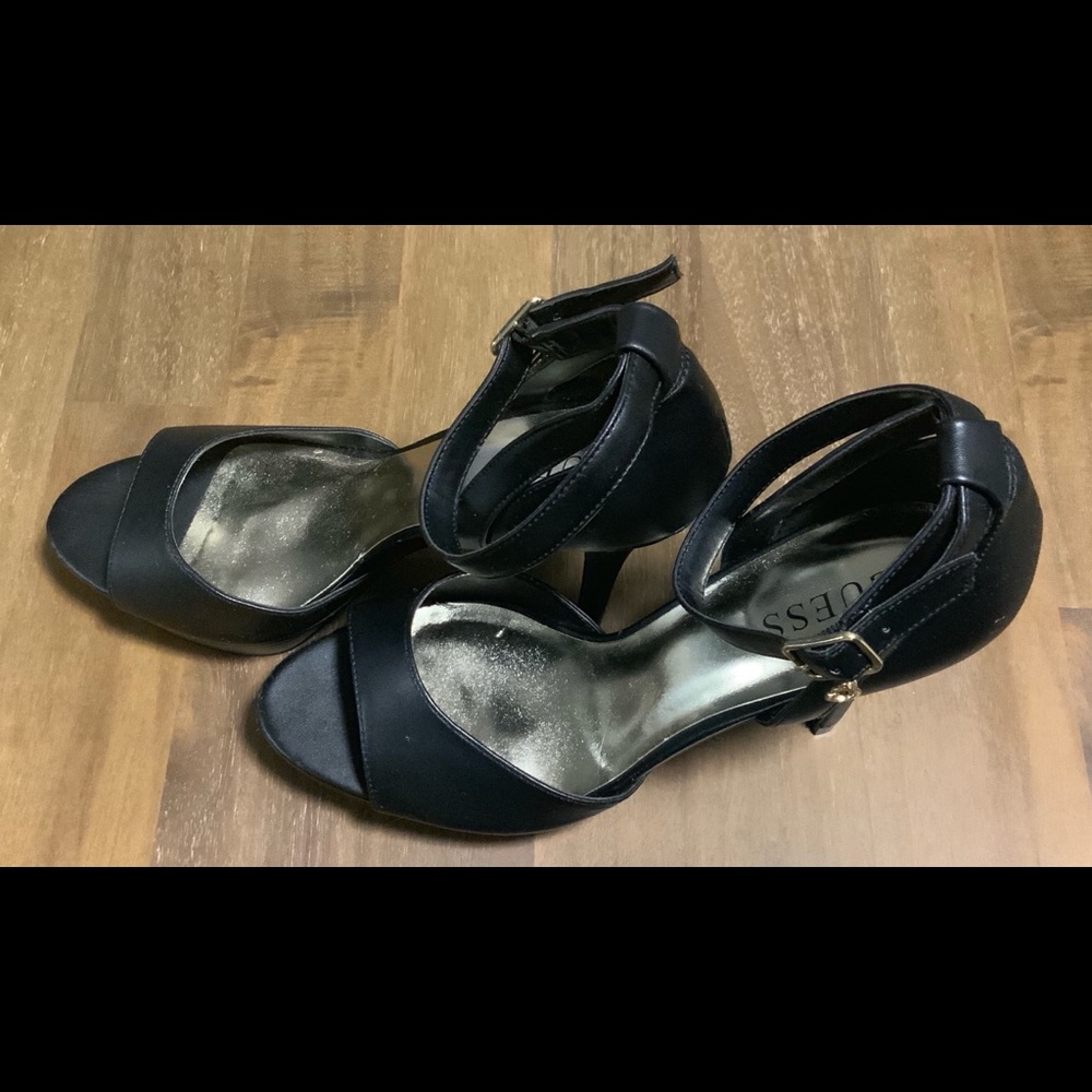 Black guess heels